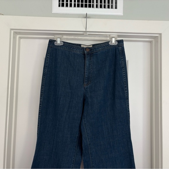 Free People Wide Flare Ultra High Rise Jeans 28 - Picture 3 of 8